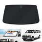 KUST Windshield Sun Shade for 2017-2026 Tesla Model Y/Model 3 Sunshade Accessories (Fit 2025-2026 Model Y Juniper / 2024 Model 3 Highland) Upgraded Foldable Sunshade, Blocks UV Rays Keep Car Cool