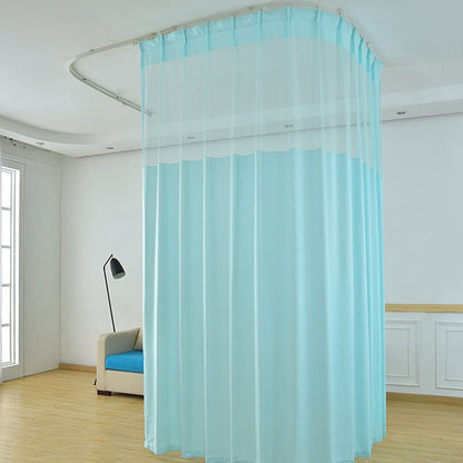 TTZ Hospital Curtain with Flat Hooks for Hospital Medical Clinic SPA Lab Cubicle Curtain Divider Privacy Screen (Color : Grey, Size : 1(5f Widet x8ft Tall))