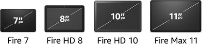 Amazon Fire HD 8-Tablet, 8” HD-Display, 3 GB Arbeitsspeicher, 32 GB Speicher, entwickelt für mobiles Entertainment, Schwarz, (2024er Version)