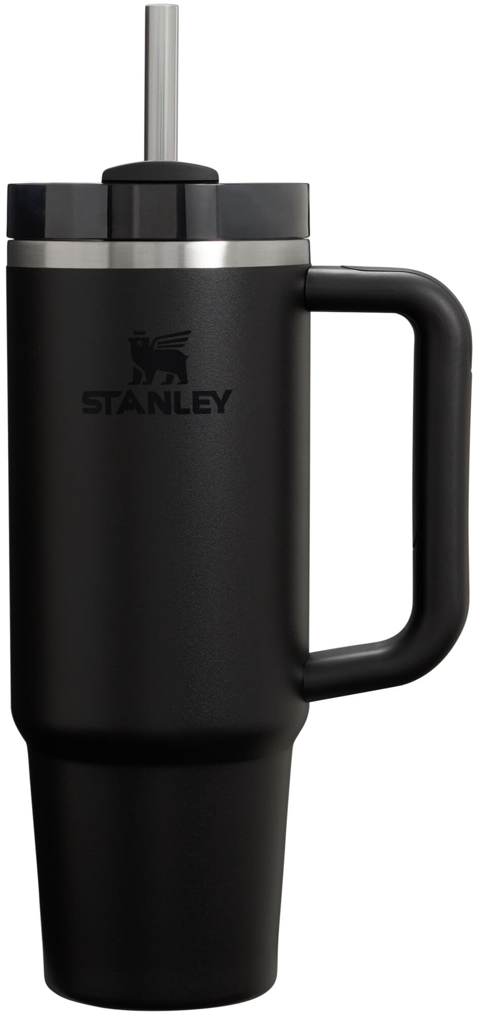 Stanley Quencher H2.0 Tumbler with Handle and Straw 40 oz | Flowstate 3-Position Lid | Cup Holder Compatible for Travel | Insulated Stainless Steel Cup | BPA-Free | Almond Rose