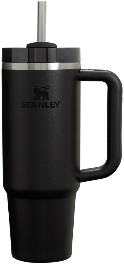 Stanley Quencher H2.0 Tumbler with Handle and Straw 40 oz | Flowstate 3-Position Lid | Cup Holder Compatible for Travel | Insulated Stainless Steel Cup | BPA-Free | Almond Rose