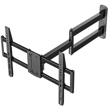 USX MOUNT Swivel TV Wall Mount for 26-60 Inch TVs up to 80 lbs, Single Articulating Arm, Full Motion TV Wall Mount Bracket with Swivel and Tilt, Max VESA 400x400mm