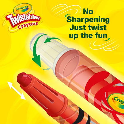 Crayola Mini Twistables Crayons: A Mess-Free Coloring Solution for Kids