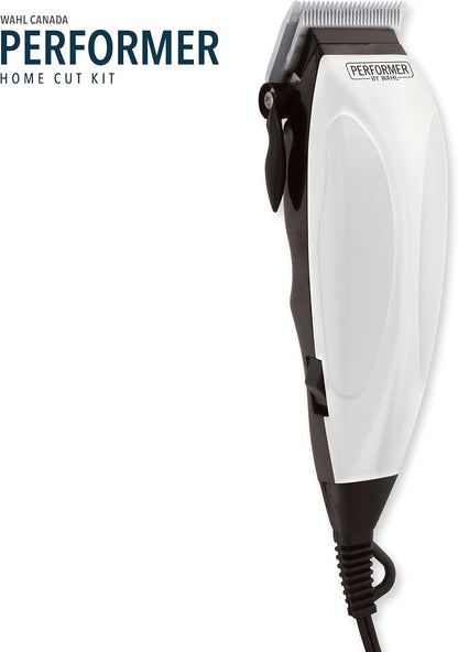 Wahl Canada Performer Haircutting Kit, Quality Economy Clipper Complete with Accessories, Powerful, Quiet Motor, Self-Sharpening Precision Ground Blades, Hair Clipper, At Home Haircutting Kit - Model 3160
