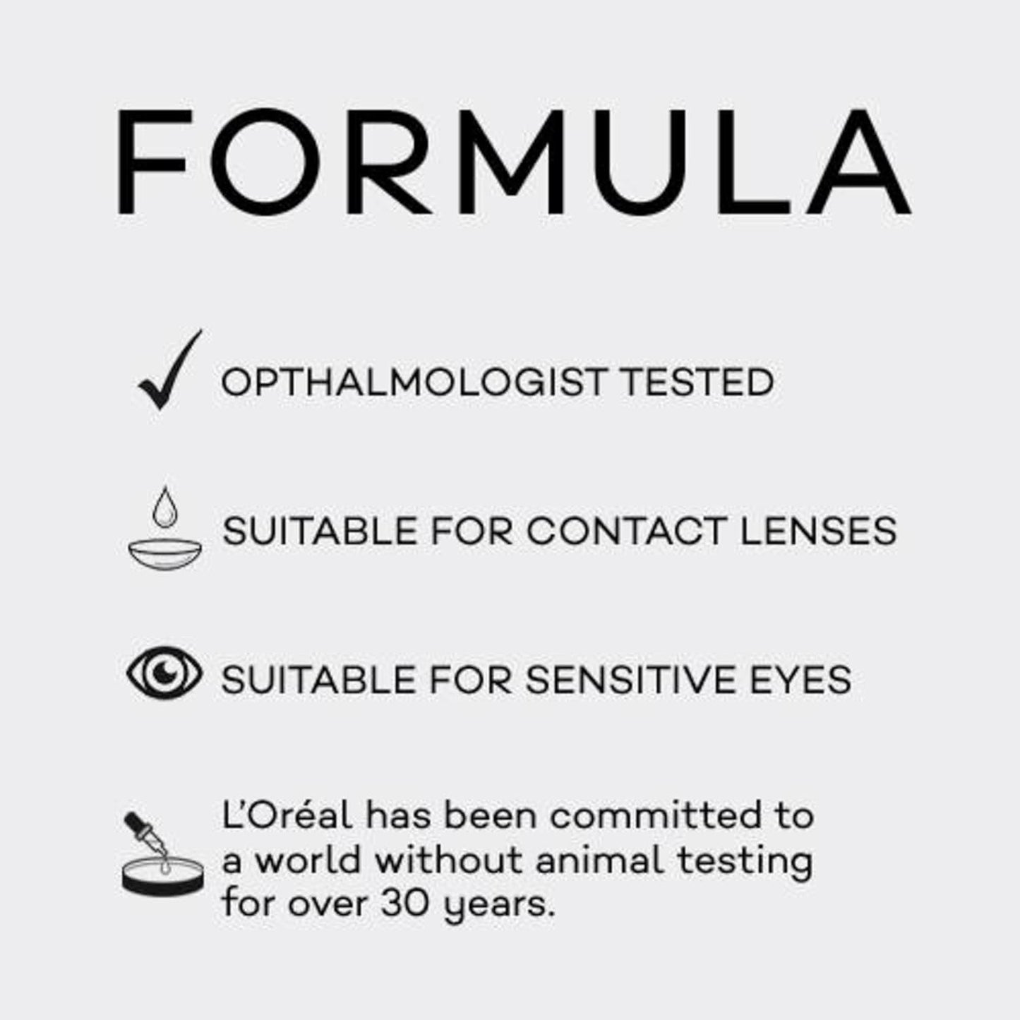 L'Oréal Paris Voluminous Original Mascara, Wimpern tuschen für Volumen und Trennung, nicht verklumpende Formel für weiche und geschmeidige Wimpern, Blackest Black 8,5ml