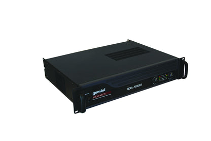 Gemini Professional 1300W 2-Channel Power Amplifier – High-Powered DJ & PA Audio Amp with XLR/RCA Inputs, Bridge Mode, Built-in Protection & Cooling for Live Sound & Installations (XGA-5000)
