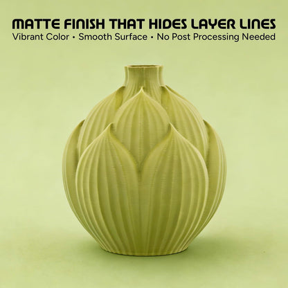 Polymaker Panchroma Mattes PLA Filament, Holzkohlschwarz 1.75mm 1kg 3D-Druck Filament, Früher Polyterra Matt, Passend für die meisten FDM 3D-Drucker, 1kg Spule (2.2lbs)