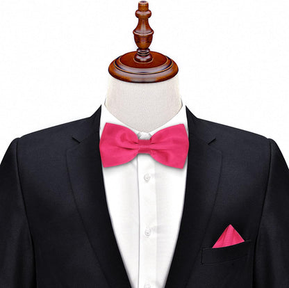 Verstellbare Herren-Fliege, einfarbig, doppelt gefaltet, vorgebunden für Dinner, Hochzeiten, Partys, Business, Bälle
