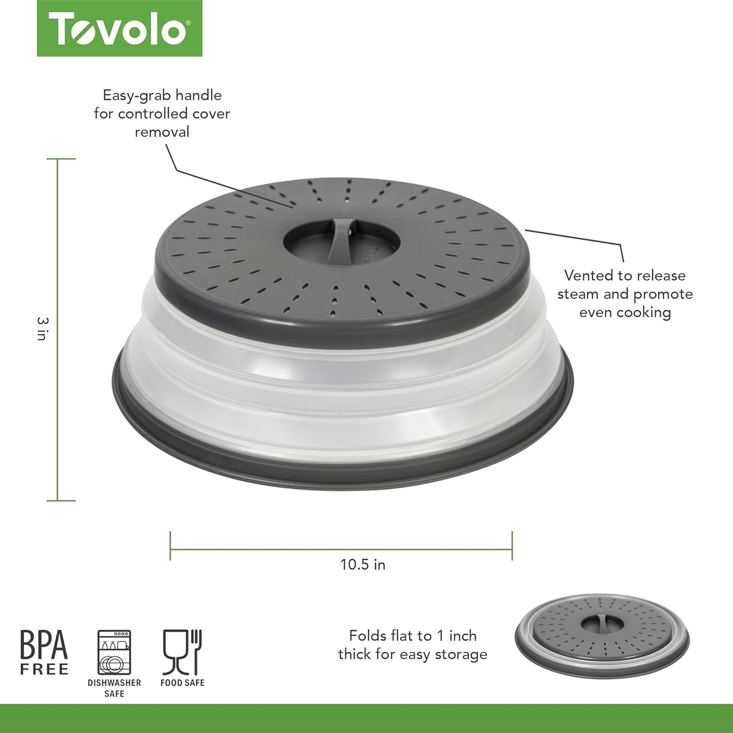 Tovolo Microwave Cover: A Game-Changer for Mess-Free Reheating