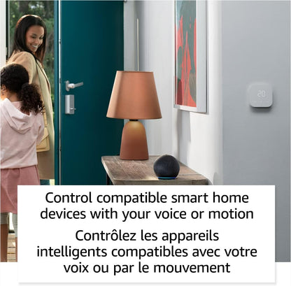 Amazon Echo Dot (neuestes Modell), Alexa-Lautsprecher mit sattem Klang, Ideal für Schlafzimmer, Esszimmer und Büros, Anthrazit, mit Alexa+ Early Access