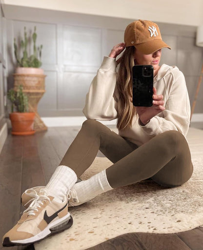 we fleece High Waisted Leggings for Women-Womens Black Workout Leggings Running Tummy Control Compression Pants