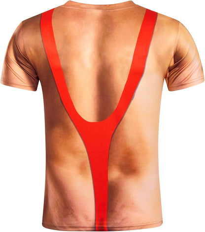 Cozople Herren T-Shirts 3D Bedruckt Lustige Shirts Hässliche Kurzarm Rundhals Oberteil Tee