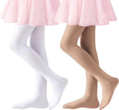 5-8 Years2 Pack, White+nude