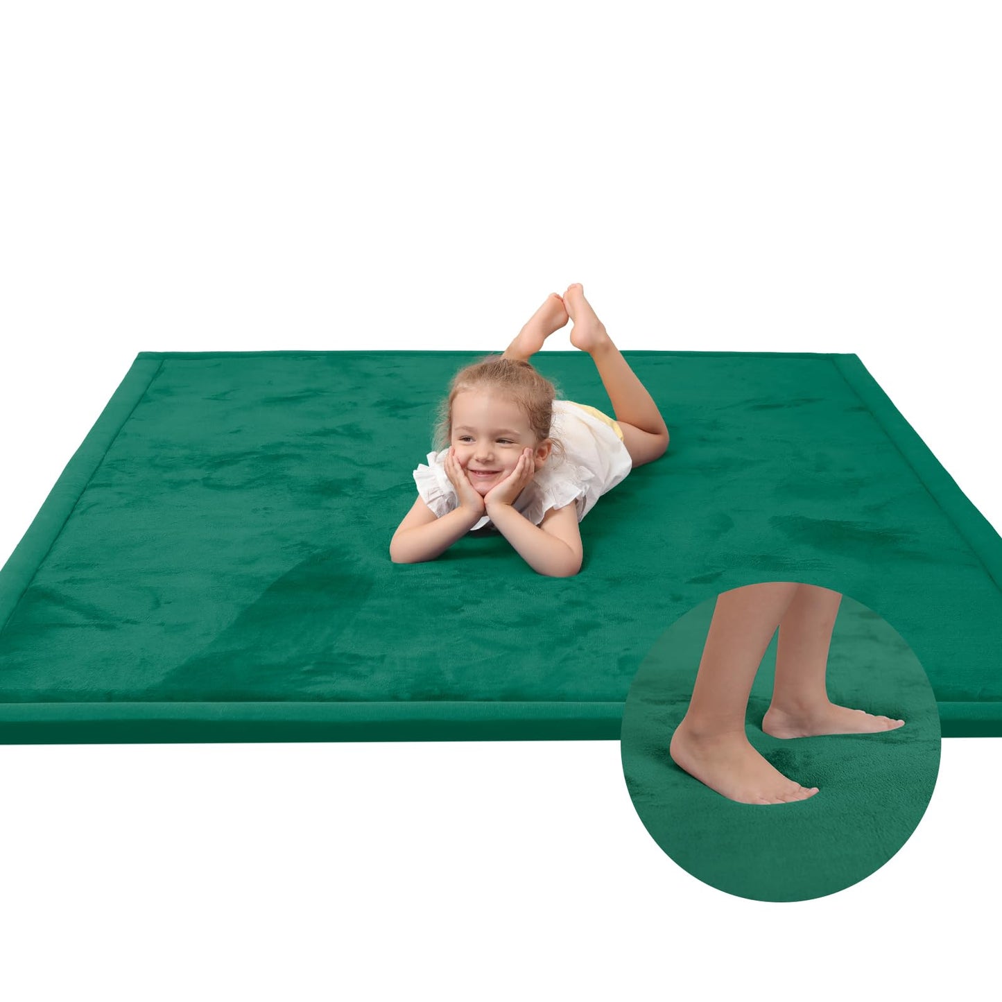 Dark Green79"×71"×1.3"