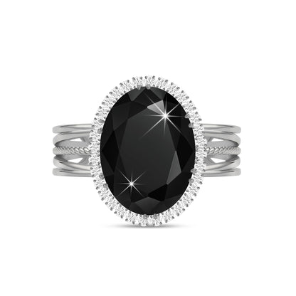 Linawe Birthstone Chunky Adjustable Rings for Women, Gold/Silver/Rose Gold Statement Rings, Imitation Diamond Fake Gemstone Crystal Cocktail Ring, Cubic Zirconia Costume Jewelry
