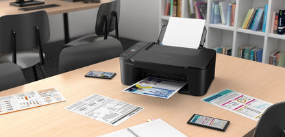 Canon PIXMA TS3720 – Kabelloser All-in-One-Drucker für Homeoffice, Kopierer, Scanner, Mobilfreundlich, Schwarz