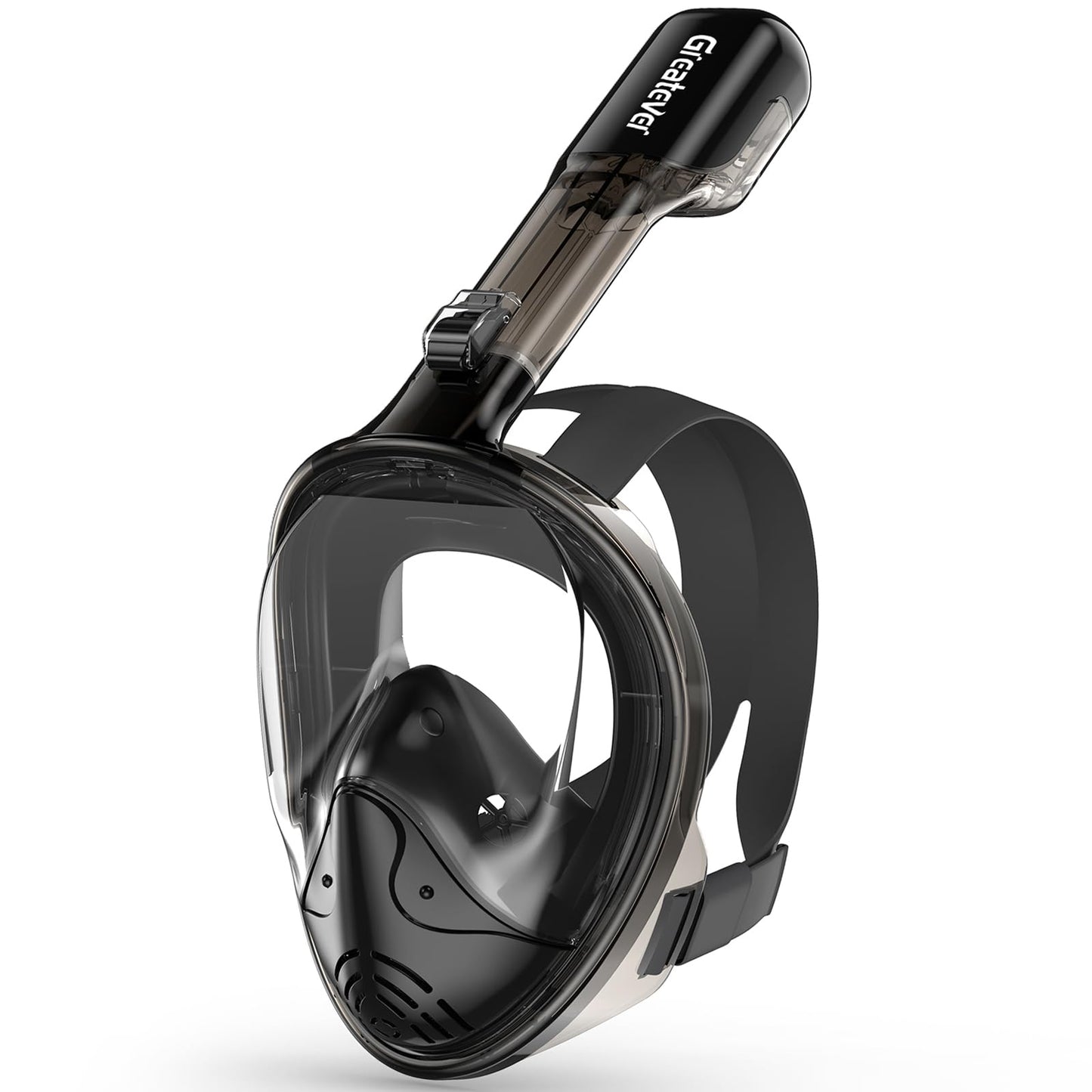 Greatever Full Face Snorkel Mask, Snorkeling Gear for Adults with Latest Dry Top Breathing System and Detachable Camera Mount, Foldable Snorkel Mask Adult, Snorkels Anti-Fog & Anti-Leak