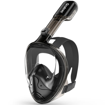 Greatever Full Face Snorkel Mask, Snorkeling Gear for Adults with Latest Dry Top Breathing System and Detachable Camera Mount, Foldable Snorkel Mask Adult, Snorkels Anti-Fog & Anti-Leak