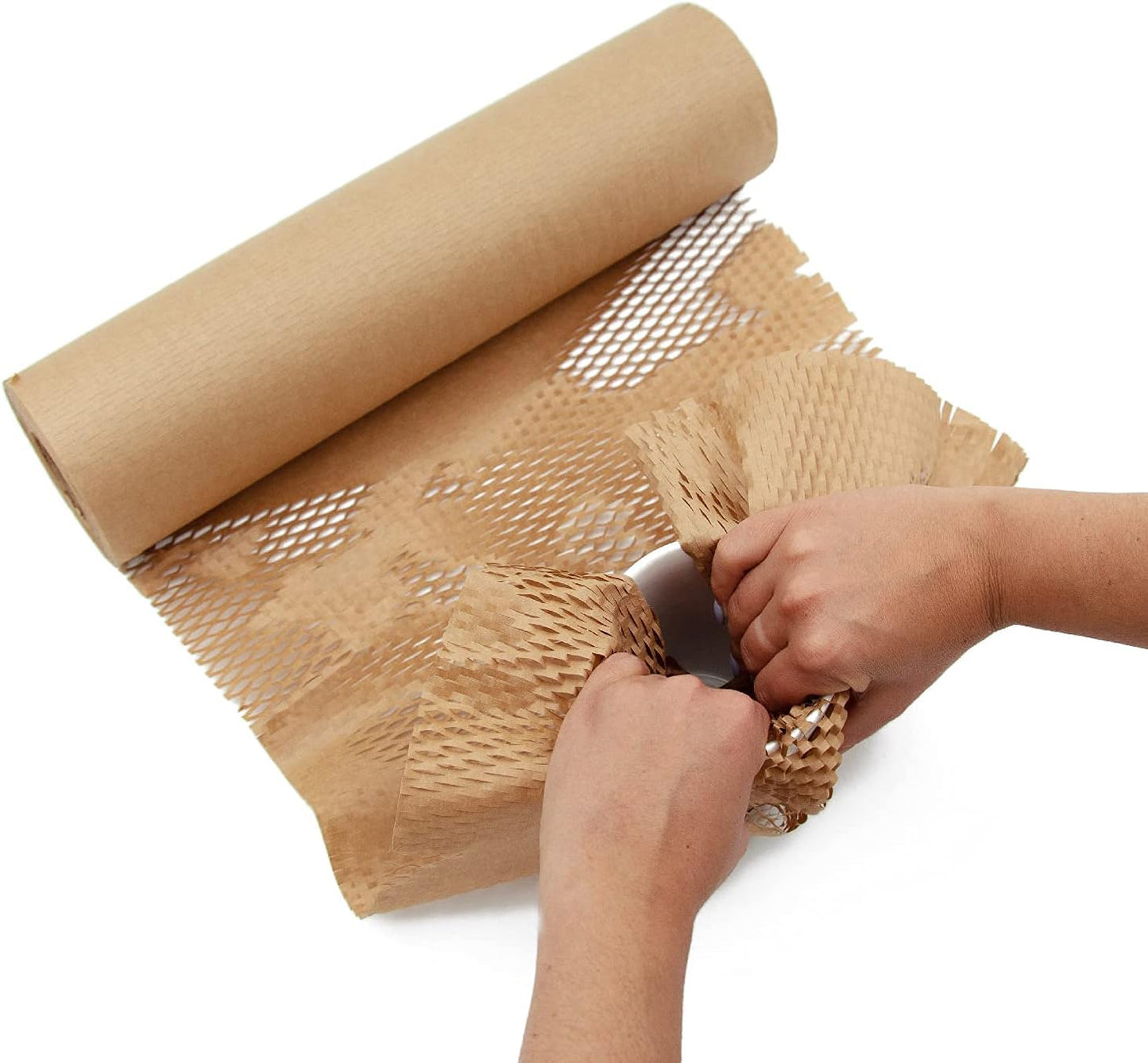 30,5cm x 30,5m Wabenpolsterpapier, Umzugszubehör. Umweltfreundliche Luftpolsterfolie zum Verpacken zerbrechlicher Gegenstände. Packpapier für Umzüge. Versandmaterial aus Kraftpapier.