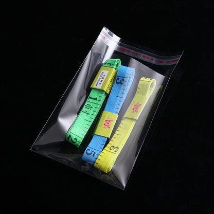 Selbstklebende Zellophanbeutel, 5x7 Zoll Keksbeutel, durchsichtige, wiederverschließbare Zellophanbeutel selbstklebend zum Verpacken von Geschenken, Produkten, 100 Stück
