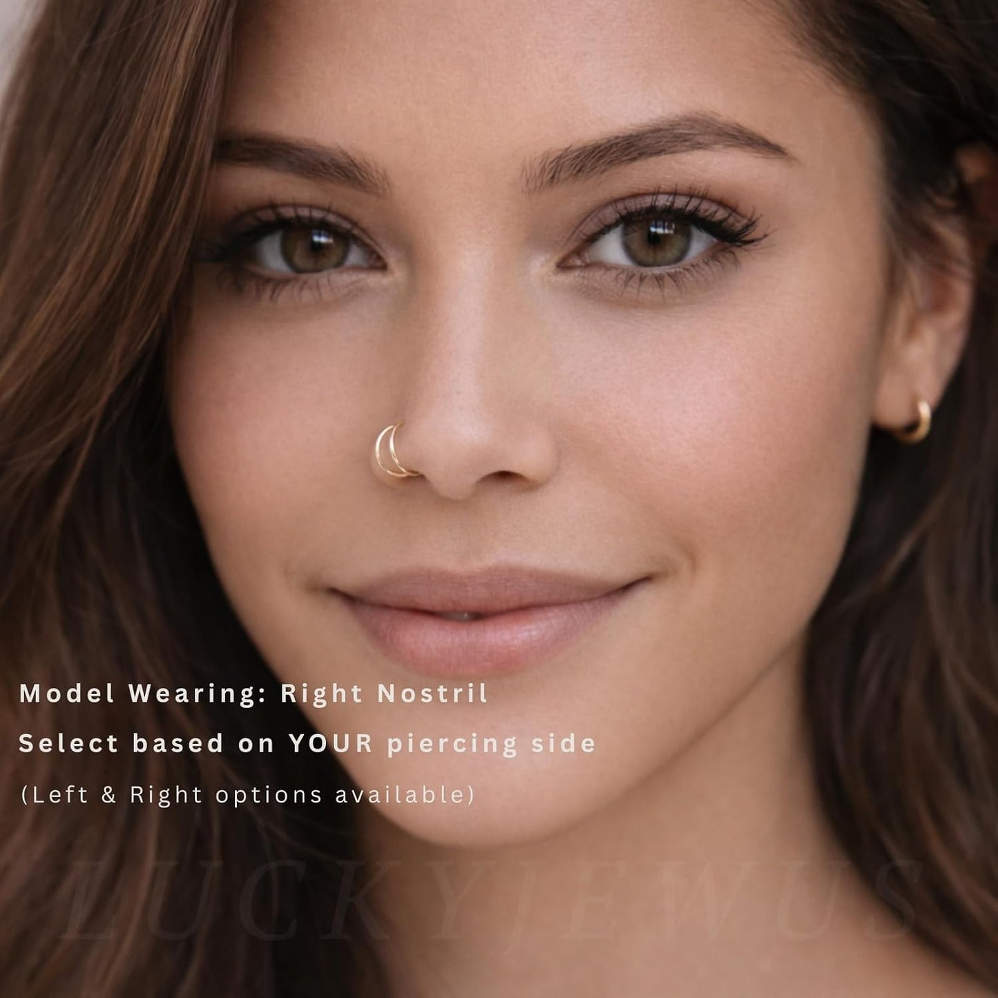 LUCKYJEWUS 14k Gold Filled Nose Ring Review: A Dainty yet Statement-Making Piece