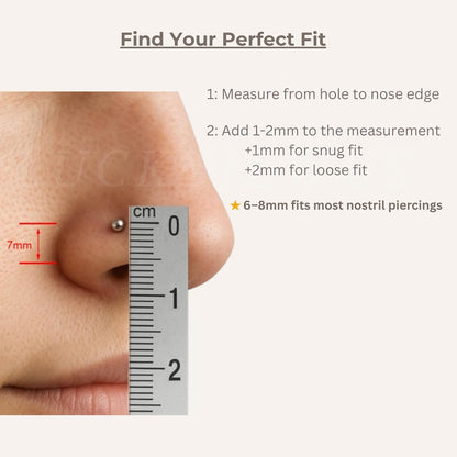 LUCKYJEWUS 14k Gold Filled Nose Ring Review: A Dainty yet Statement-Making Piece