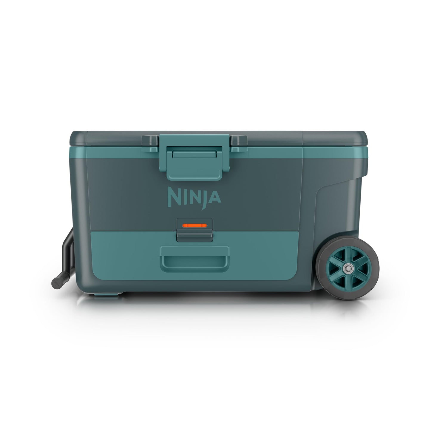 Ninja FrostVault 45QT Cooler with Wheels | Insulated with Temp Dry Storage Drawer | Keeps Ice Cold for Days | for The Beach, Camping, Picnics & More | Halocline Green | FB245TL
