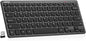 Arteck 2.4G kabellose Tastatur, ultraflache und kompakte Tastatur mit Media-Hotkeys für Computer, Desktop-PC, Laptop, Surface, Smart TV und Windows 11/10/8/7, Schwarz