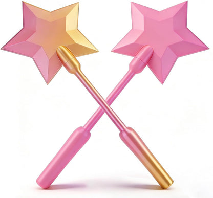 2 Pack 3D Printed Wand Tap to Pay, 2026 Upgrade Star Magic Fairy Pay Wand, Starlight Magic Wand Contactless Payment Card Holder, Suitable Scenarios for Card Payment, Easy Checkout