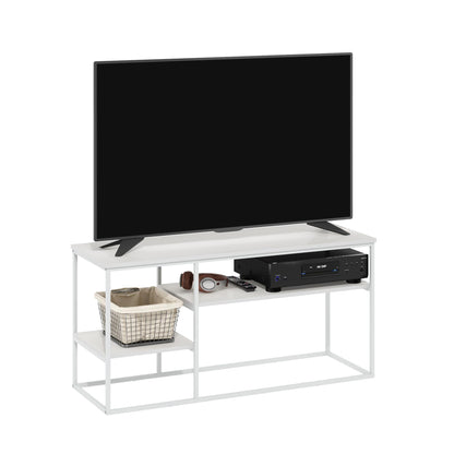 Furinno TOMI TV Stand, 5-Cube Entertainment Center with Open Shelf, Reversible TV Console, for Living Room, Bedroom, Home Office, Green