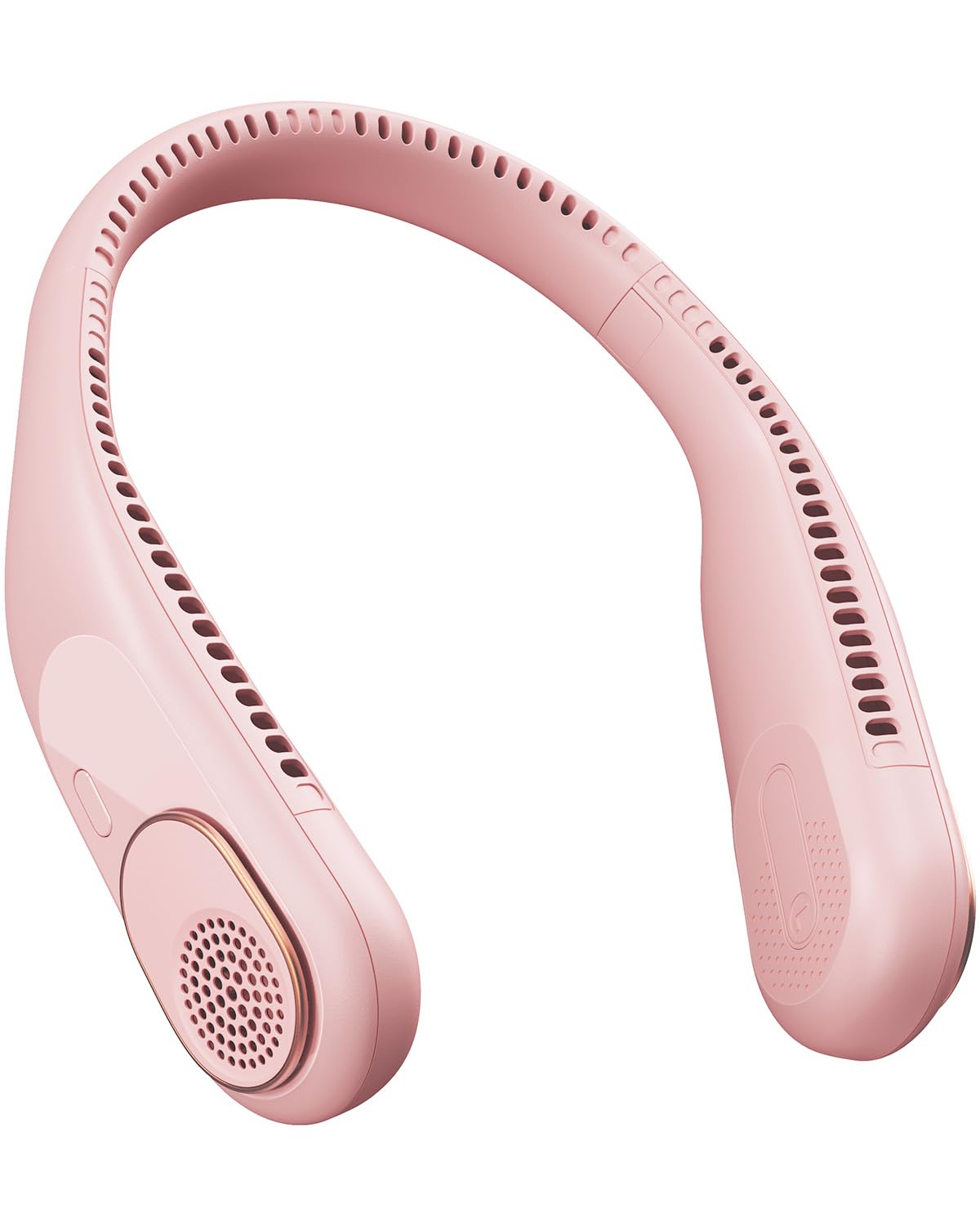 SWEETFULL Portable Neck Fan: 5200mAh Bladeless Personal Fan | 4 Speeds, 20H Max Runtime, No Hair Twist Quiet Wearable Fan for Travel | Birthday Gifts for Men Women Mom Dad