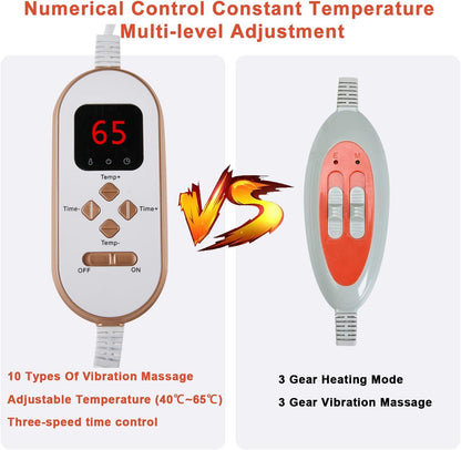 Buttock Lower Abdomen Belly Hip Heating Pad Massage Brace Period Heating Pad Massager Electric Back Abdomen or Belly Massage Pad Menstrual Buttock Belly Pain Relief, Shape Shorts ab Machine