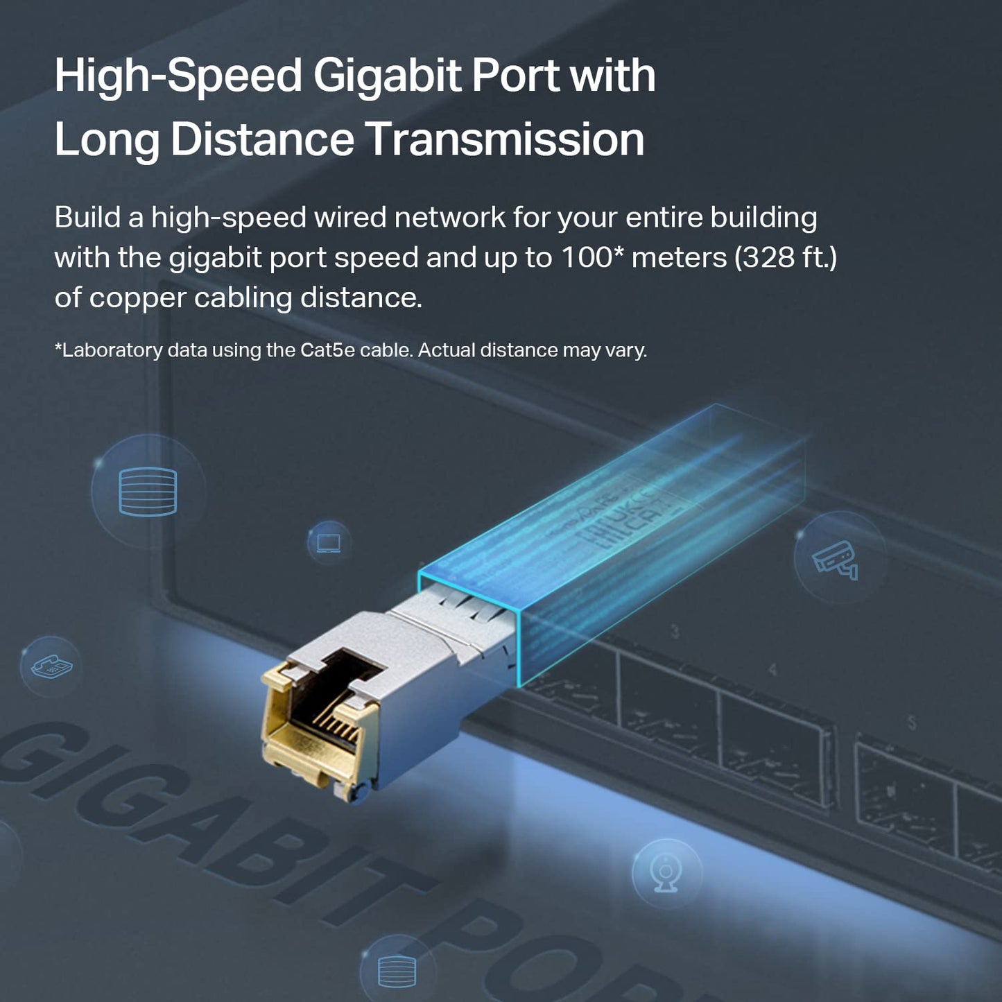 TP-Link Omada SM331T | 1000Base-T RJ45 SFP Module | 1.25G Copper SFP Transceiver| SFP to Ethernet | Plug and Play | Hot Pluggable| Up to 100m Distance | Durable Metal Casing | Versatile Compatibility