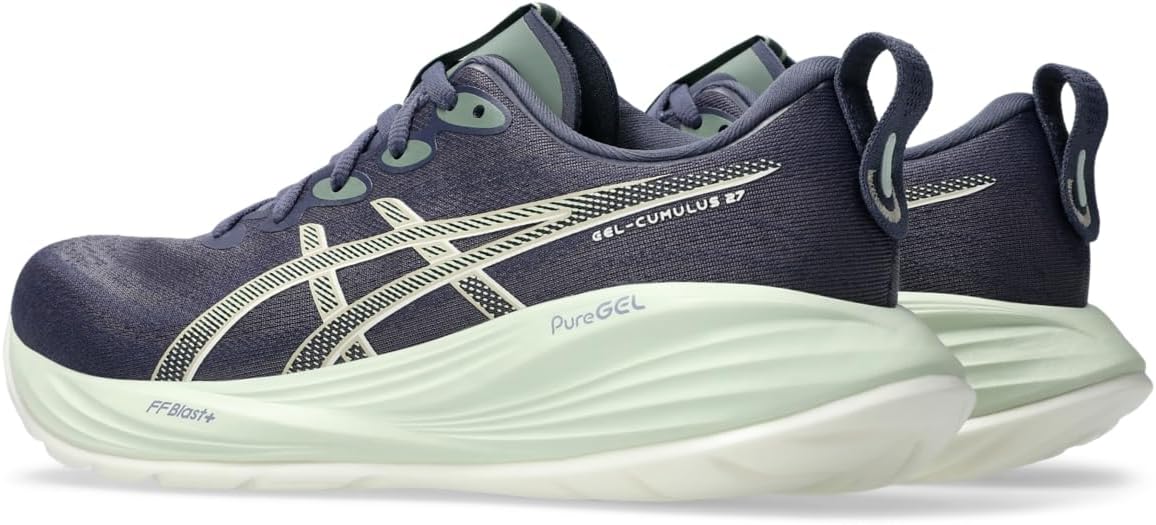 ASICS Women's Gel-Cumulus 27 Running Shoes, 6.5, Indigo Fog/Cream