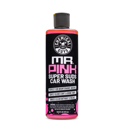 Chemical Guys Mr. Pink Car Wash Soap - 64 oz Super Suds Foaming Car Wash Soap for Cannon, Blaster, or Bucket Washing - pH Balanced, Safe on Wax, Sealant, Ceramic, and Clear Coat Finishes