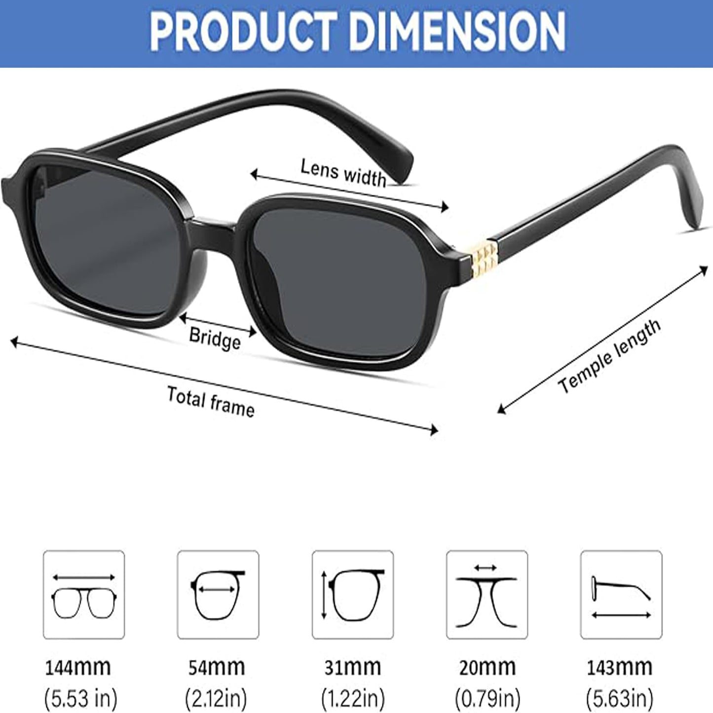 Awdchny Retro Ovale Sonnenbrille für Damen – Elegante Cat Eye 90er Sonnenbrille, Leichter schmaler Rahmen, Trendige UV-Schutz Sonnenbrille 8057 Schwarz+Braun+Schildpatt