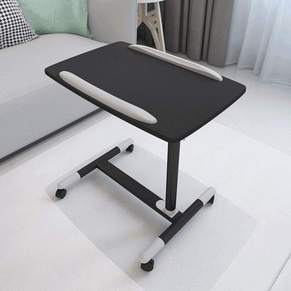 Laptop Table Medical Adjustable Overbed Bedside Table With Wheels For Coffee Laptop Tablet Portable Notebook Desk Sofa Side Table Hospital And Home Use With Cup Holder W (Co