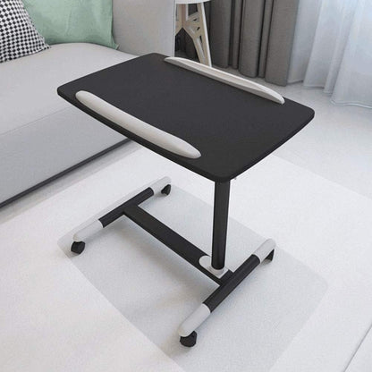Laptop Table Medical Adjustable Overbed Bedside Table With Wheels For Coffee Laptop Tablet Portable Notebook Desk Sofa Side Table Hospital And Home Use With Cup Holder W (Co