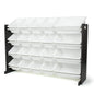 Humble Crew Toy Storage Organizer with 20 Removable Storage Bins for Kids Playroom, 4-Tier Toddler Toy Organization and Storage, Natural/White