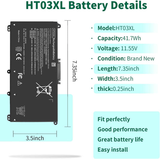HT03XL Laptop Battery for HP Pavilion Series - A Reliable Replacement