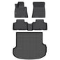GINOWY-Floor Mats for Toyota 4Runner 1996-2002,1st+2nd Row,TPE All Weather Car Mats Custom Fit Rubber Floor Liners Car Accessories for Toyota 4Runner