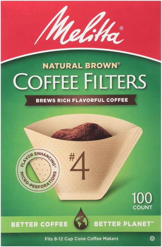 Melitta 625000 Bambus Super Premium Kaffeefilter, Grün