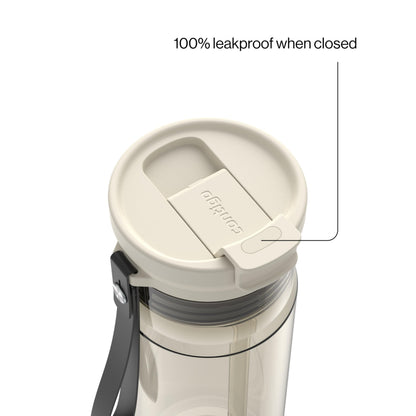 Contigo DualSip 24 oz Tritan Plastic Water Bottle with Carry Strap & 2-in-1 Leakproof Lid (Straw or Spout), BPA-Free, Dishwasher Safe