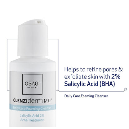 Obagi Medical Acne Treatment Bundle with Foaming Cleanser, Pore Therapy Toner, & Hydrate Light Gel-Cream Moisturizer – Treat Acne, Exfoliate & Unclog Pores with 2% Salicylic Acid