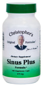 Christopher's Original Formulas Sinus Plus, Sinus Support Capsules, Whole Herb Synergistic Blend, 100 Count