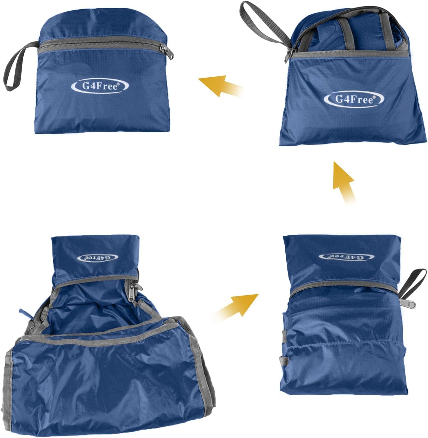 G4Free 20L Lightweight Packable Backpack Foldable Travel Hiking Daypack for Men and Women