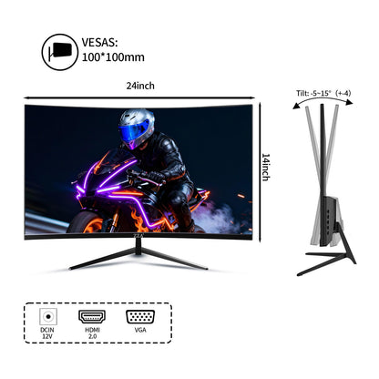 ZZA Gaming Monitor 27 Inch -34inch Curved Monitor