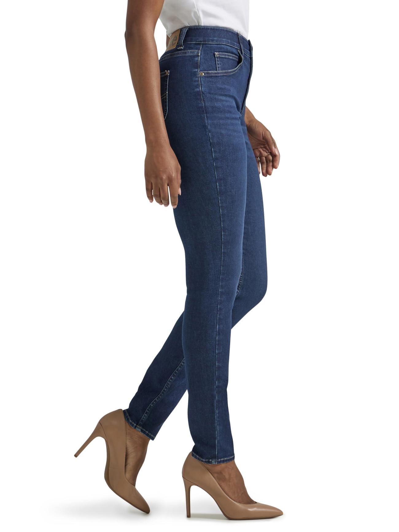 Lee Damen Ultra Lux Comfort mit Flex Motion Skinny Leg Jeans mit Ever Fit, Schwarz, 10