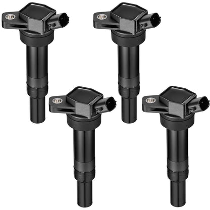 BDFHYK Ignition Coil Pack UF648 and Iridium Spark Plug 97390 Compatible with Jeep Grand Cherokee 2011-2015 Jeep Wrangler Dodge Charger Grand Caravan 2016 Chrysler 200 300 Jeep Coil Pack 3.6L Set of 6