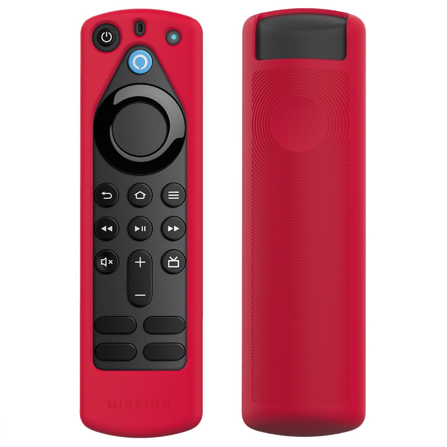 Made for Amazon Remote Schutzhülle, für Alexa-Sprachfernbedienung (3. Generation) | Rot